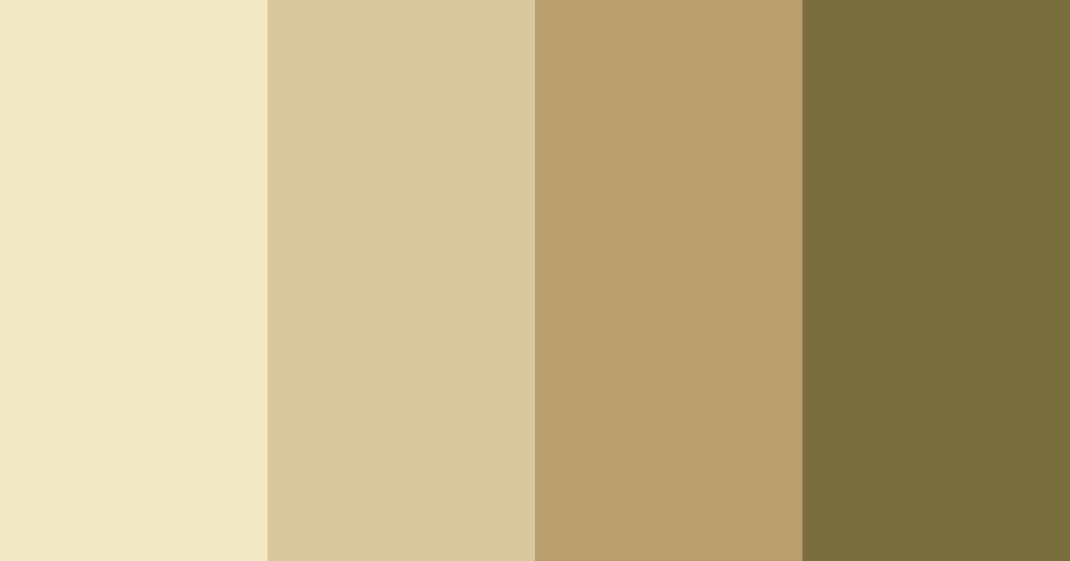 Download earthy beige color palette PNG image (landscape)