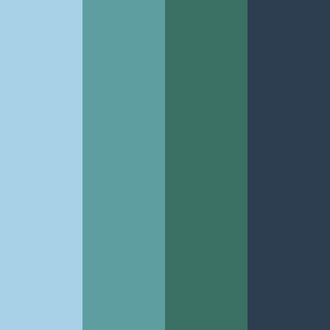 Download teal edge color palette PNG image (square)