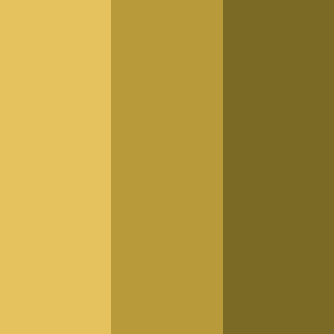 Download shades of ochre color palette PNG image (square)