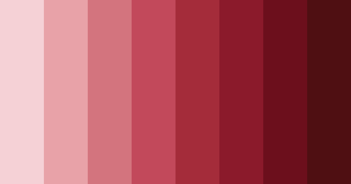 Download burgundy blossom color palette PNG image (landscape)