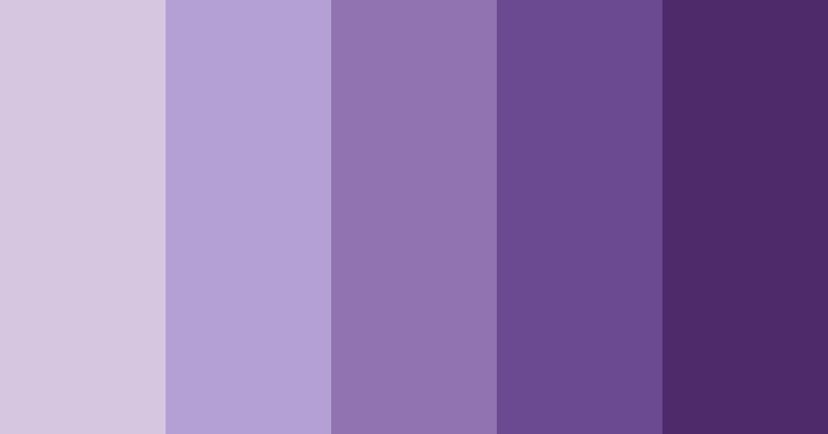Download pastel purple dreams color palette PNG image (landscape)