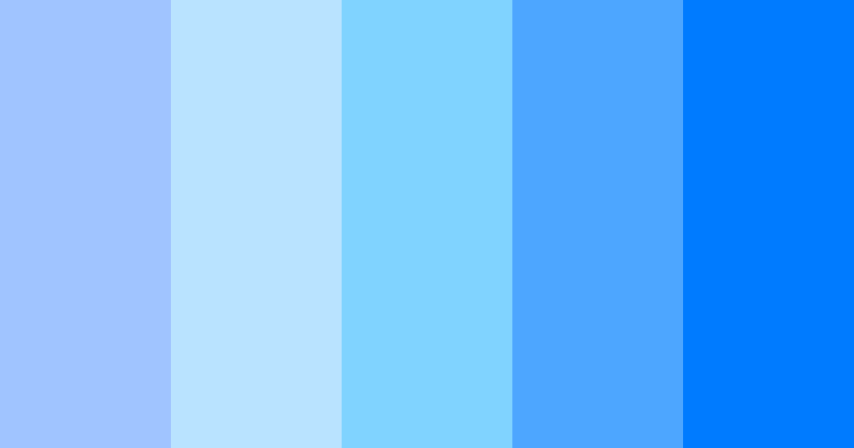 Download blue web color palette PNG image (landscape)