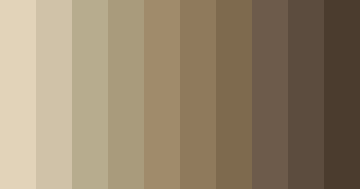 Download light brown color palette PNG image (landscape)