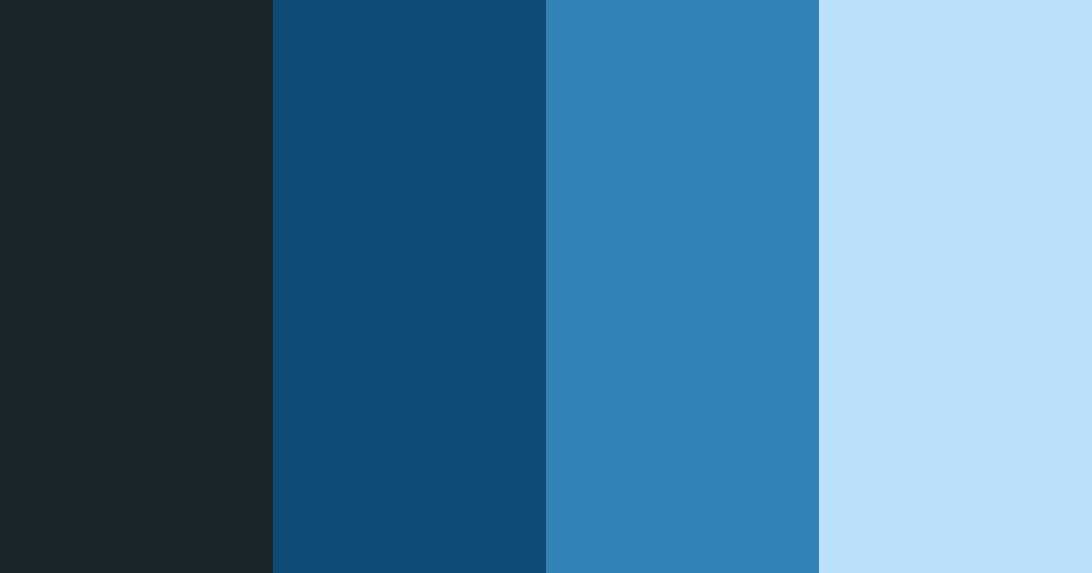 Download midnight ocean color palette PNG image (landscape)