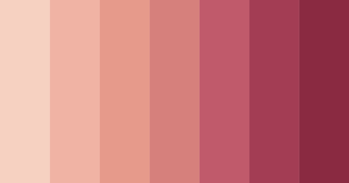 Download shades of nude color palette PNG image (landscape)
