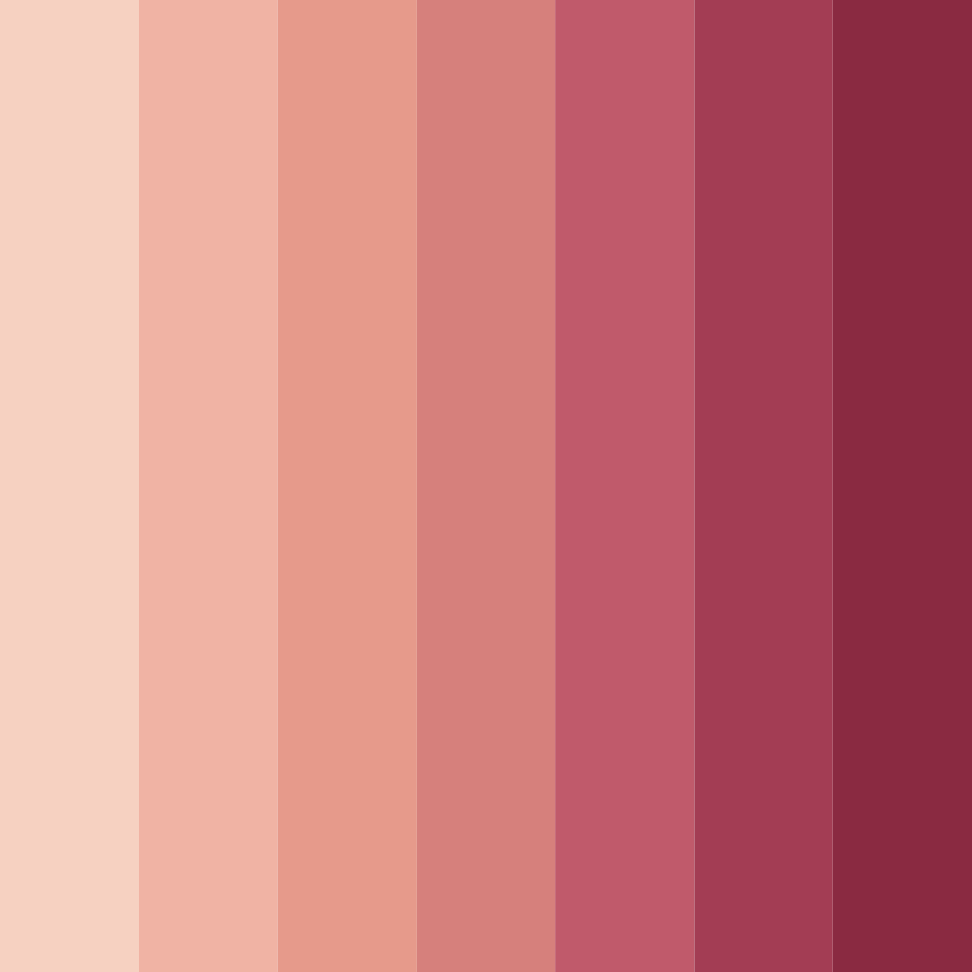 Download shades of nude color palette PNG image (square)