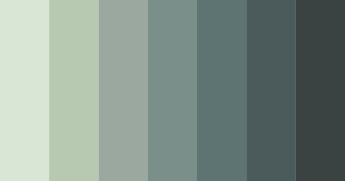 Download sage green color palette PNG image (landscape)