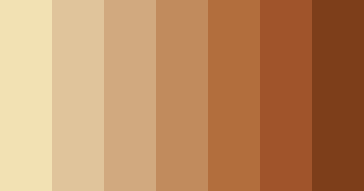 Download desert brown color palette PNG image (landscape)