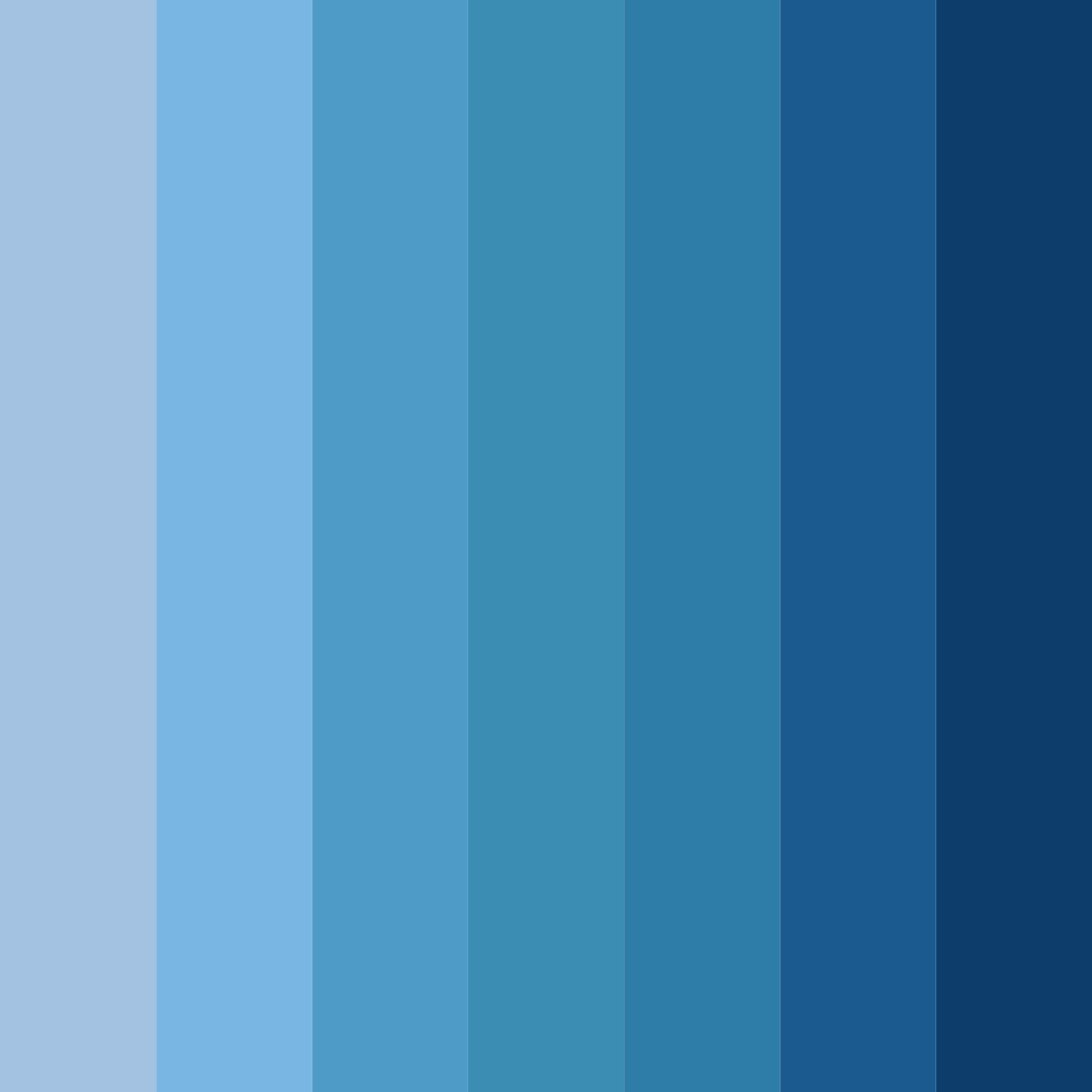 Download azure cascade color palette PNG image (square)