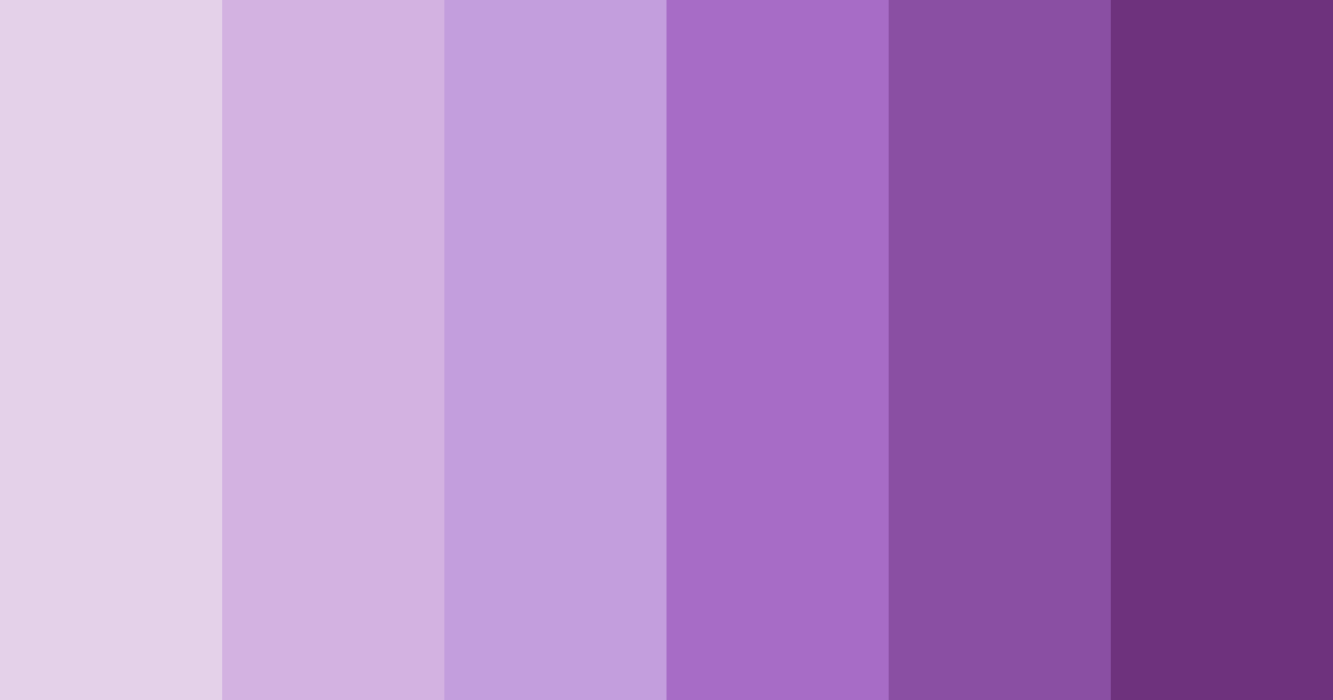 Download purple shades color palette PNG image (landscape)