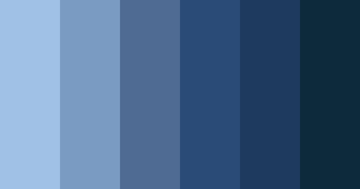 Download navy shades color palette PNG image (landscape)