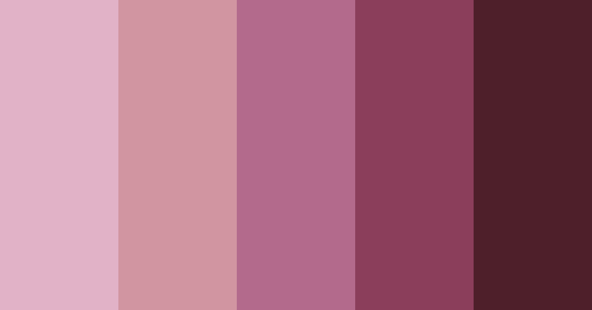 Download crimson reverie color palette PNG image (landscape)
