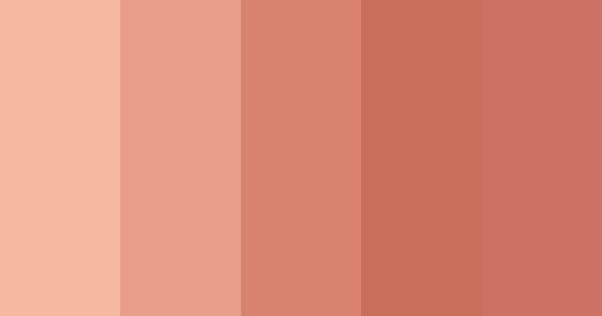 Download coral sunset color palette PNG image (landscape)