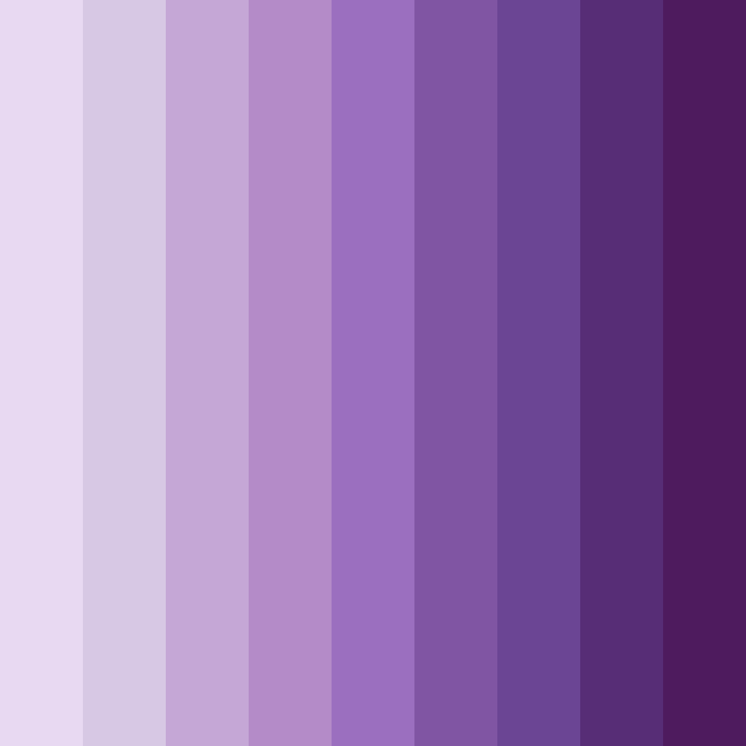Download ethereal amethyst dreams color palette PNG image (square)