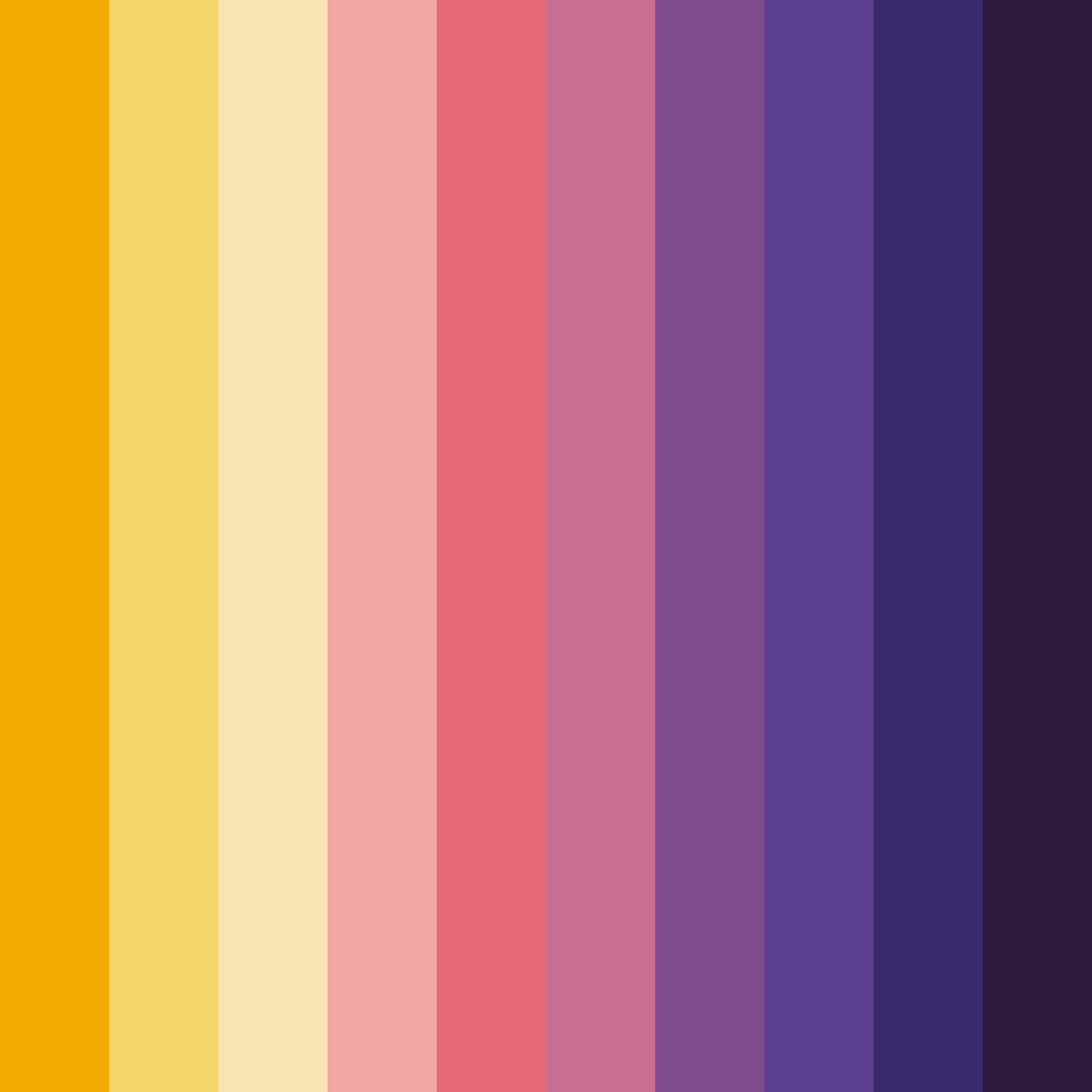 Download vibrant tapestry color palette PNG image (square)