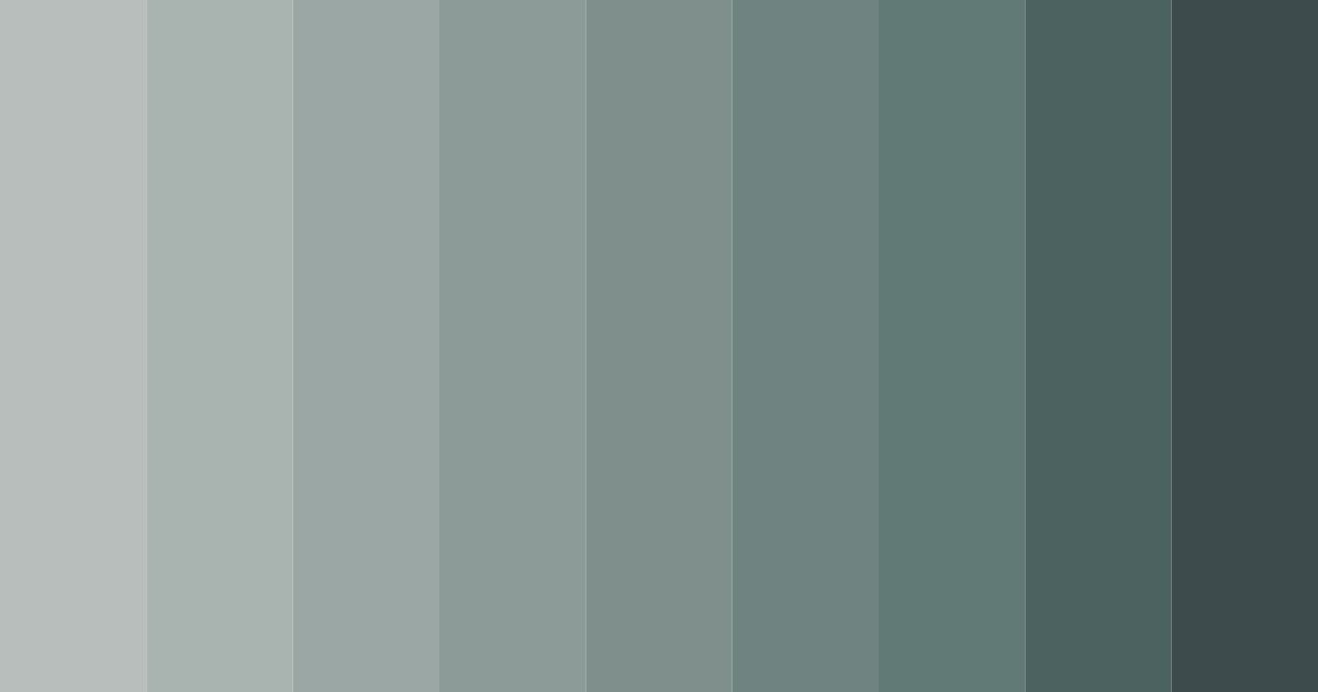 Download shades of grey color palette PNG image (landscape)
