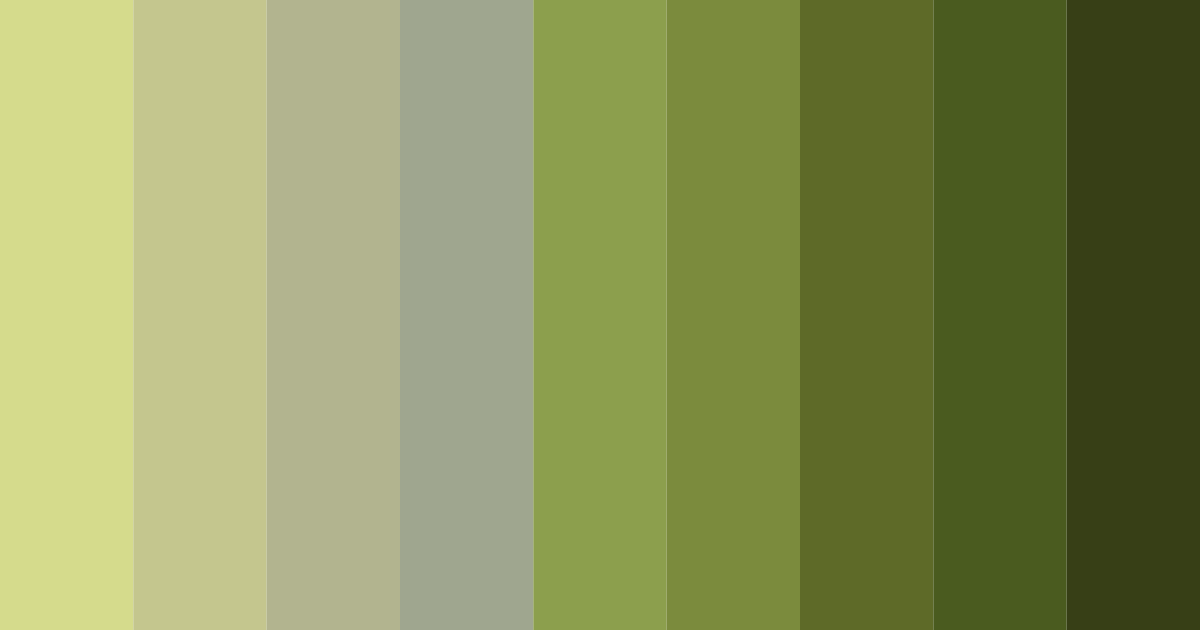 Download whispering forest color palette PNG image (landscape)