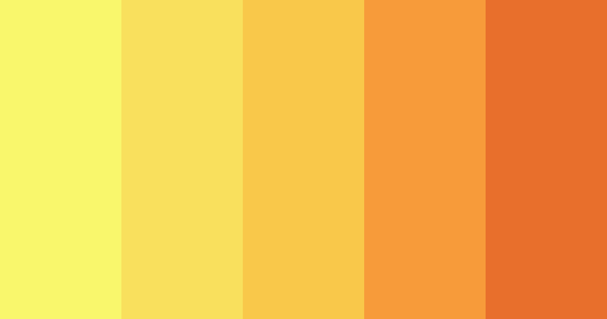 Download yellow sunset color palette PNG image (landscape)