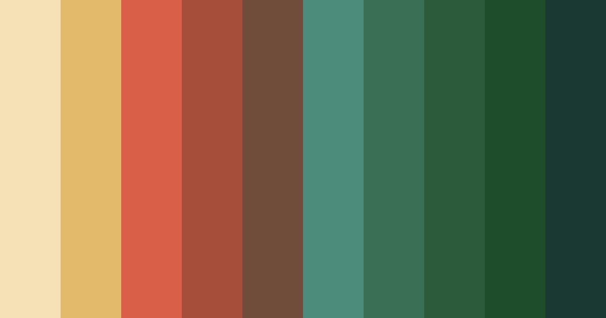 Download autumnal reverie color palette PNG image (landscape)