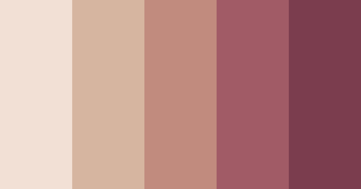 Download warm style color palette PNG image (landscape)