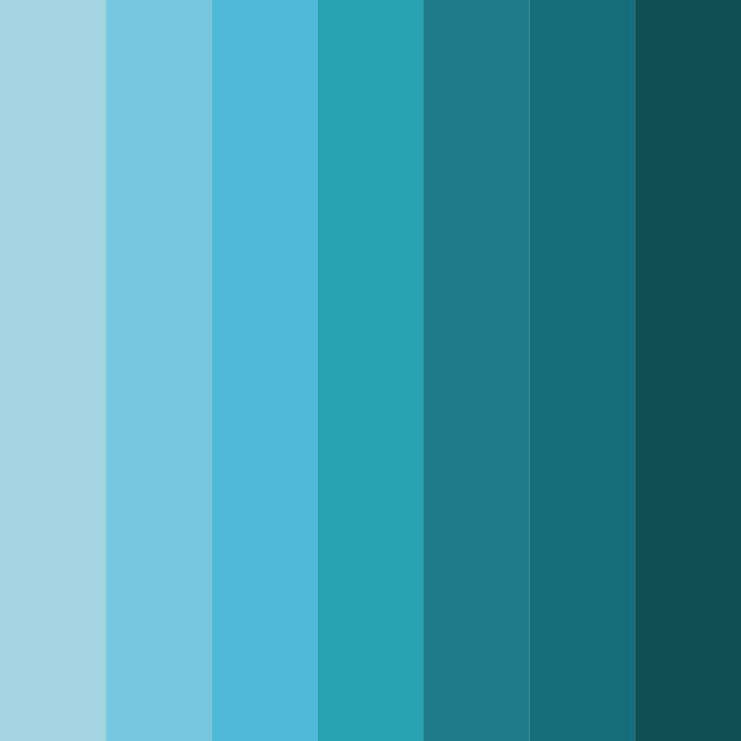 Download ocean breeze color palette PNG image (square)