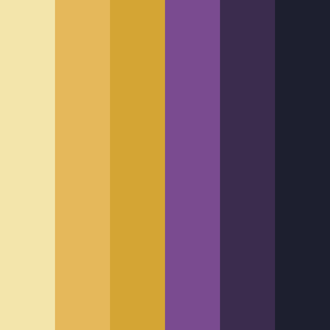 Download celestial grove color palette PNG image (square)