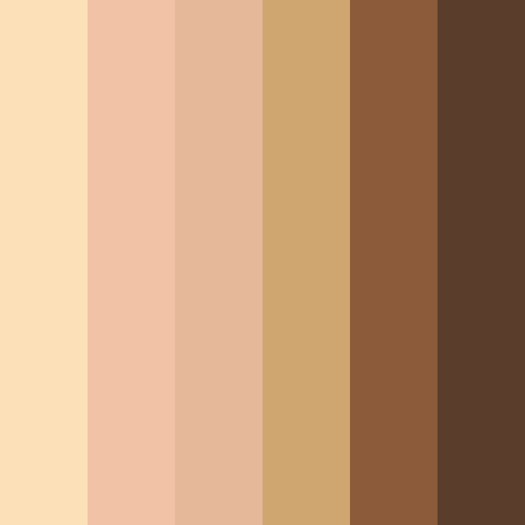 Download golden twilight harmony color palette PNG image (square)