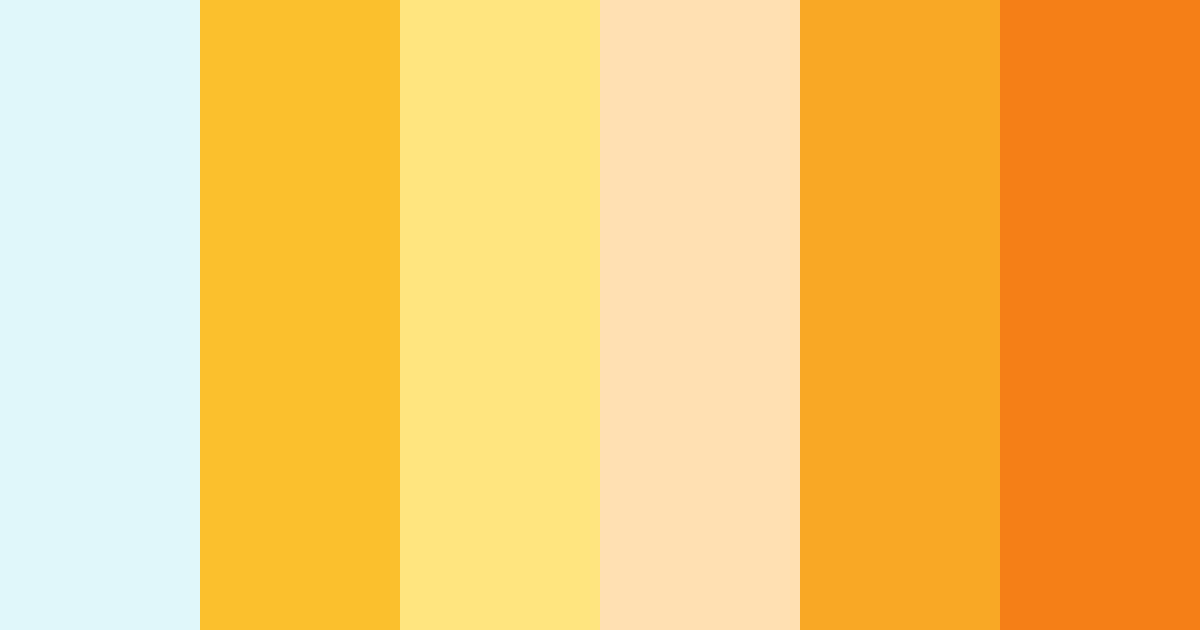 Download celestial golds color palette PNG image (landscape)