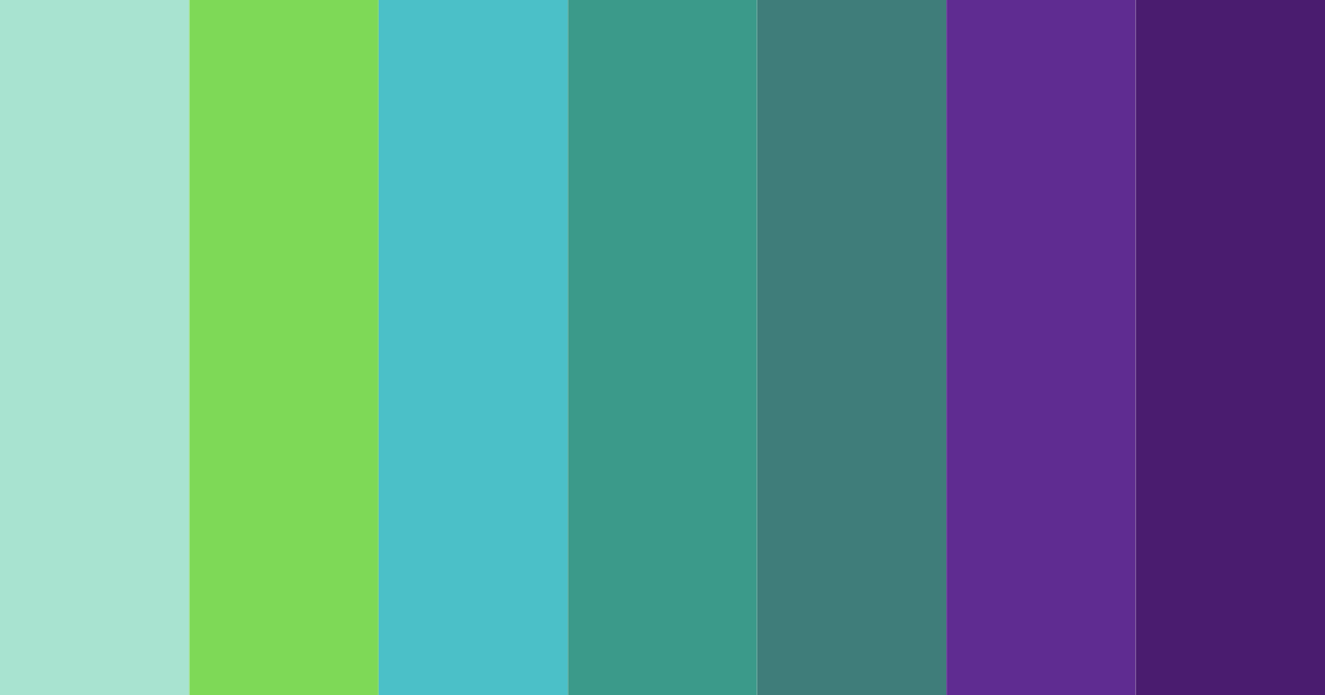 Download tropical mirage color palette PNG image (landscape)