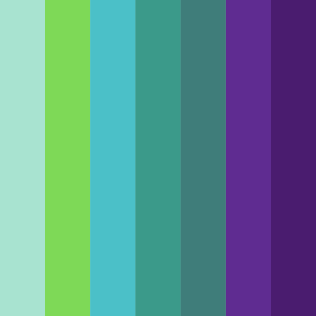 Download tropical mirage color palette PNG image (square)