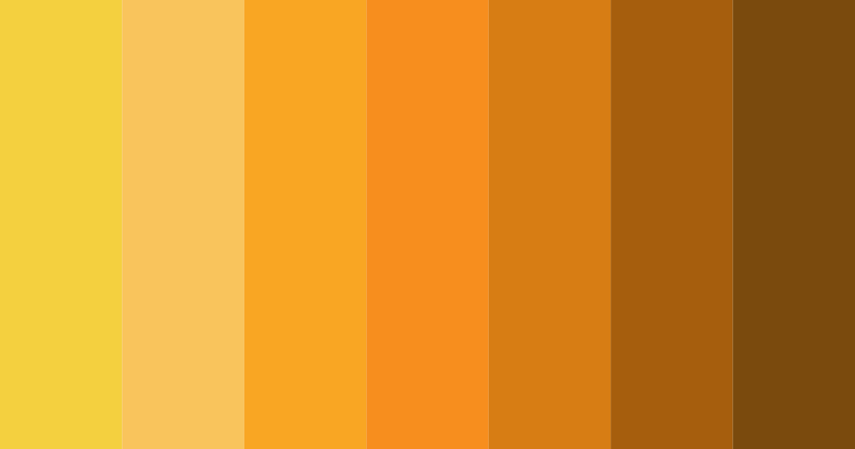 Download yellow curry color palette PNG image (landscape)