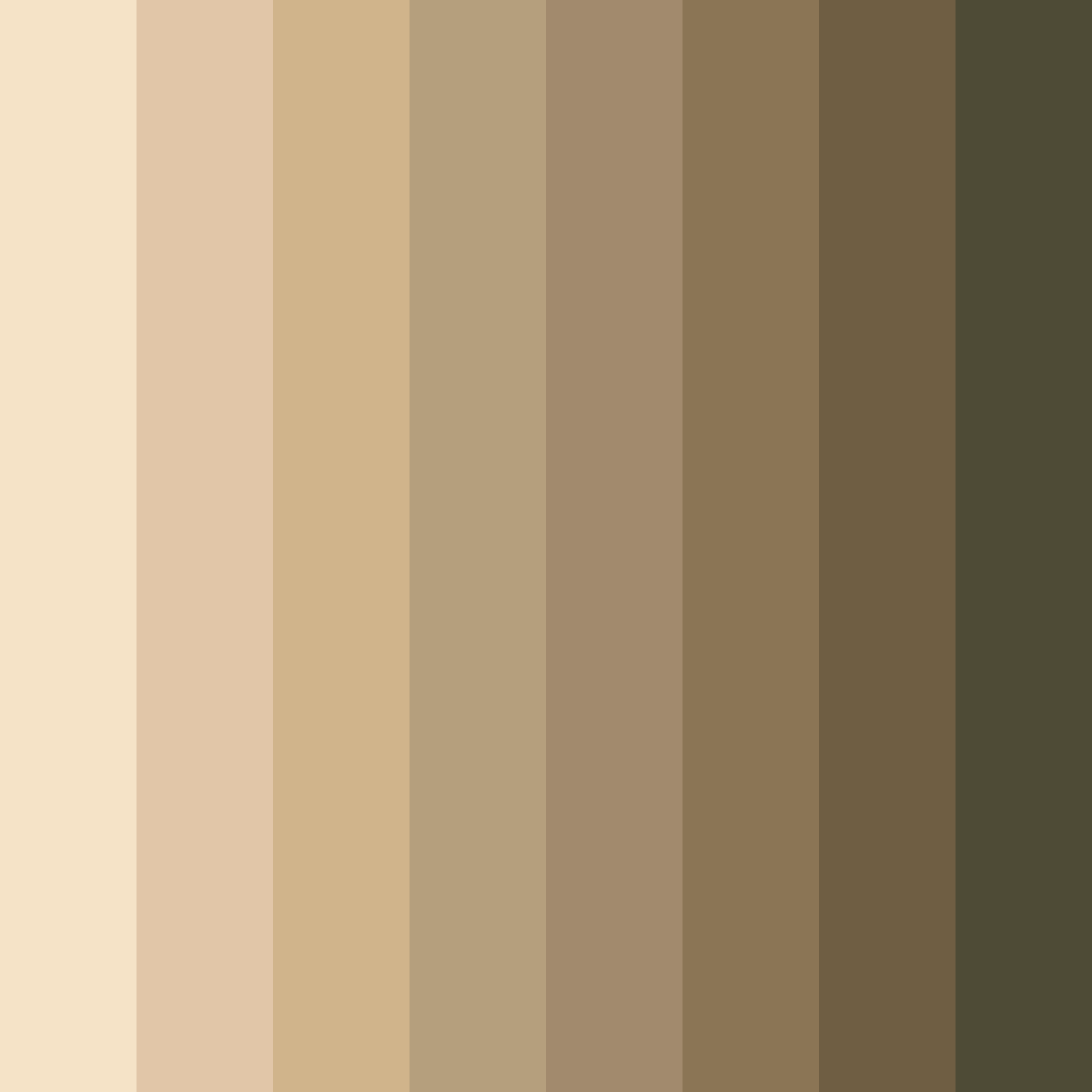 Download beige earth color palette PNG image (square)