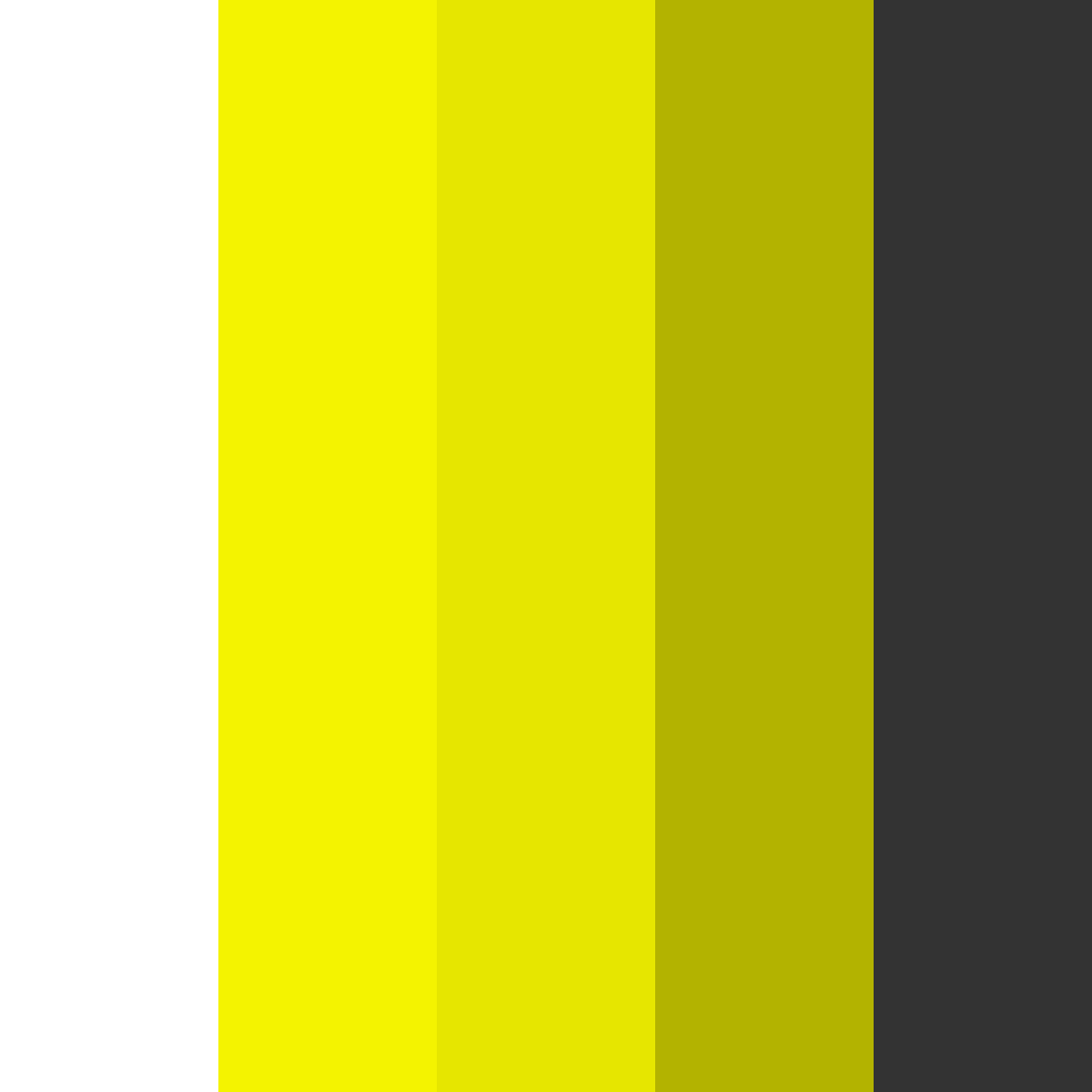 Download fluorescent yellow and black color palette PNG image (square)