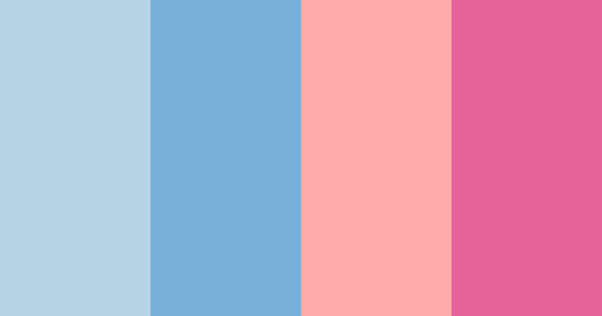 Download pastel blue red color palette PNG image (landscape)
