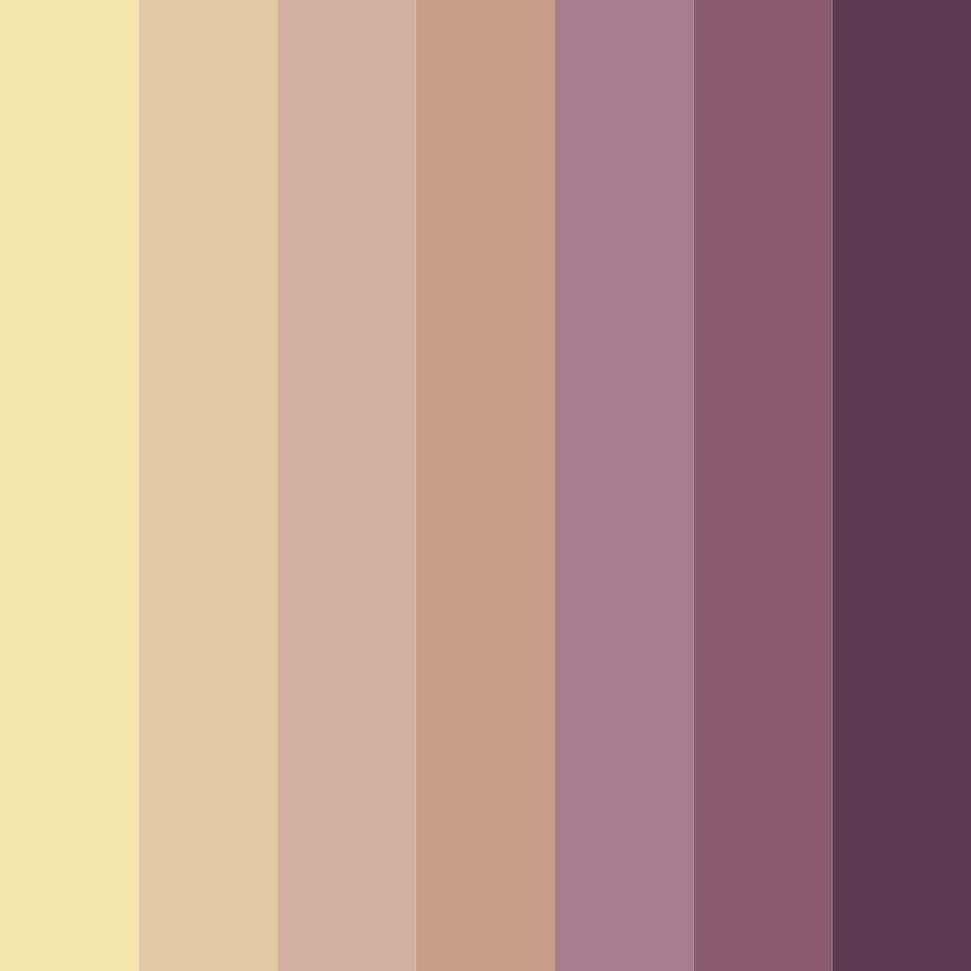 Download opulent essence color palette PNG image (square)