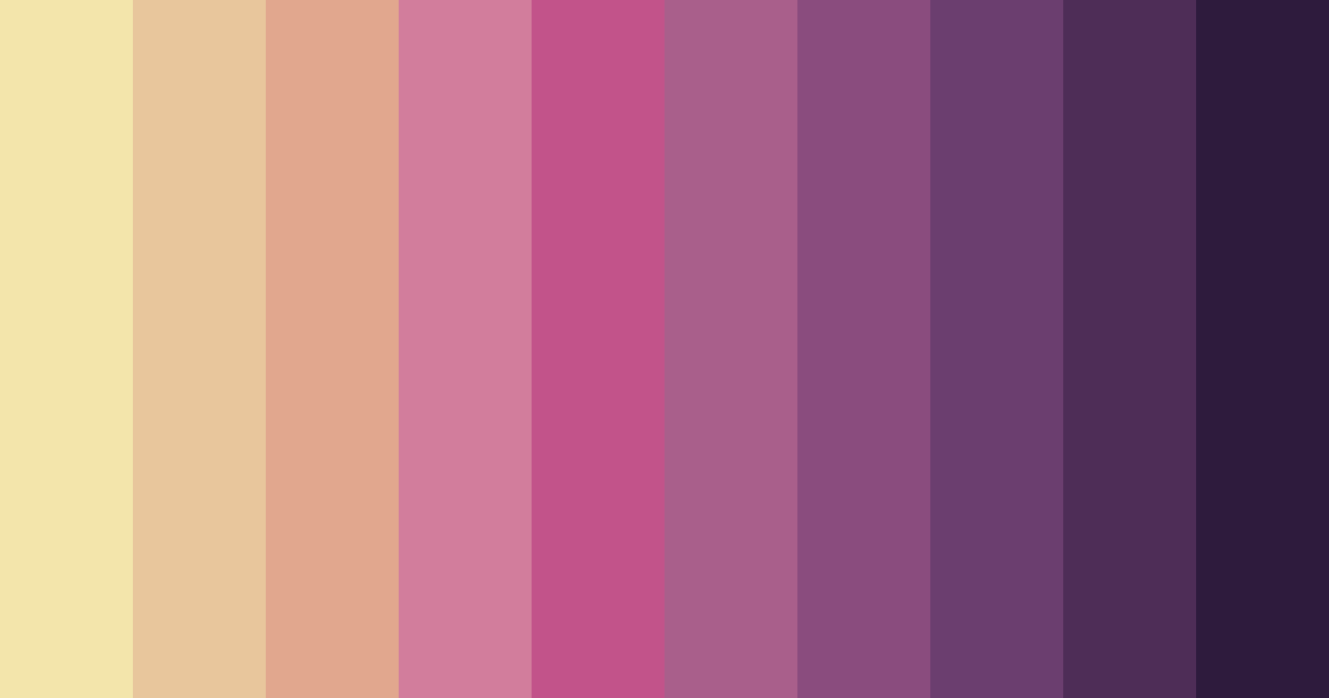 Download eclipse blossom dreams color palette PNG image (landscape)
