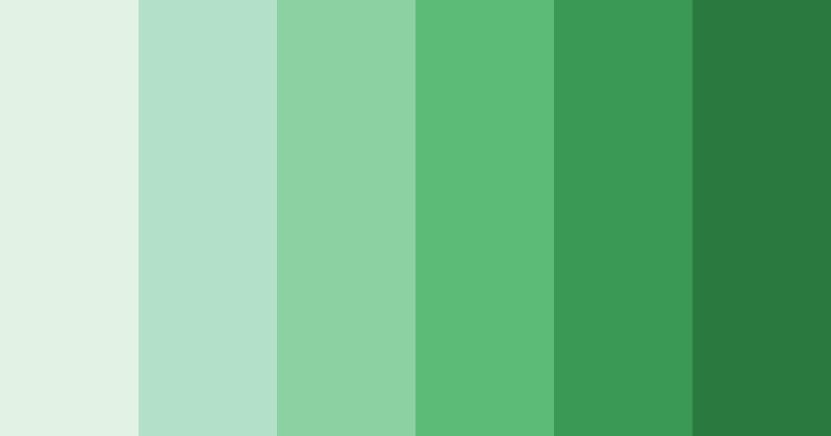 Download verdant feast color palette PNG image (landscape)
