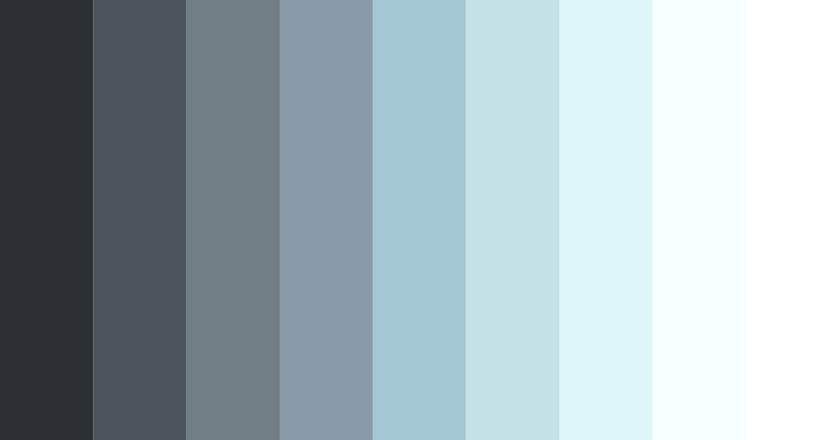 Download shades of blue color palette PNG image (landscape)