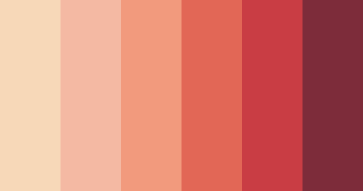 Download red ayanna color palette PNG image (landscape)