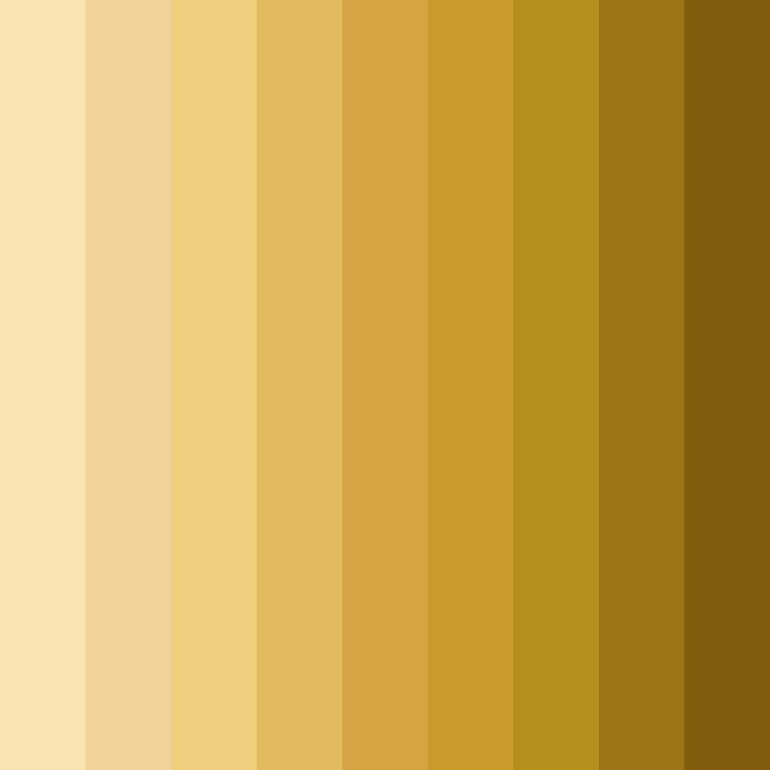 Download golden lanzise color palette PNG image (square)