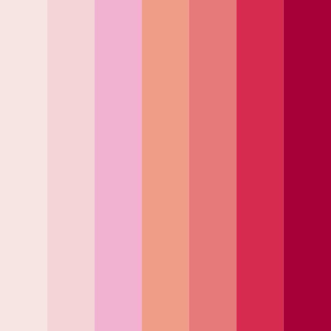 Download vivid blossom color palette PNG image (square)