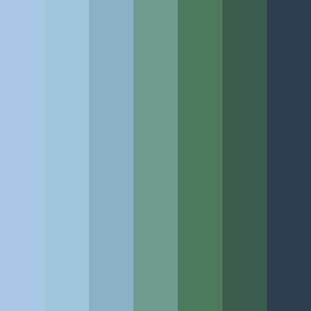 Download tranquil tide color palette PNG image (square)