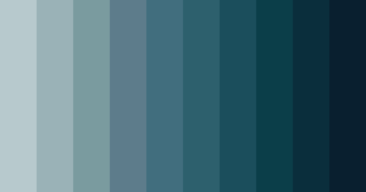 Download gunmetal blue color palette PNG image (landscape)