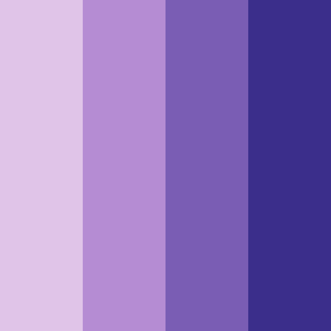Download celestial lavender dreams color palette PNG image (square)