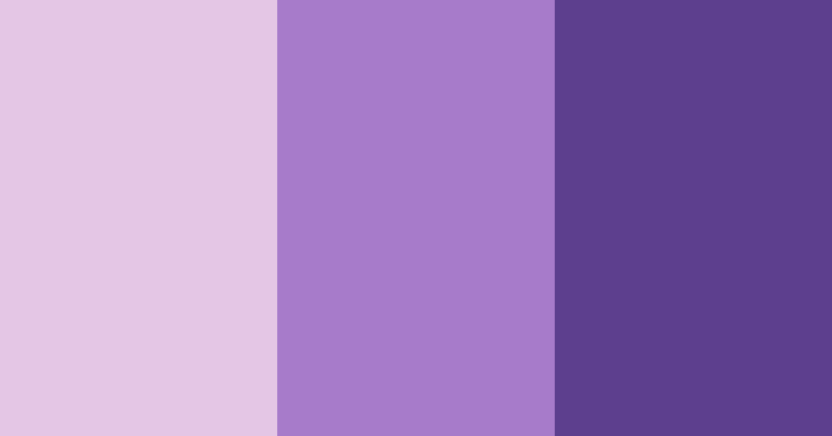 Download shades of lavender color palette PNG image (landscape)