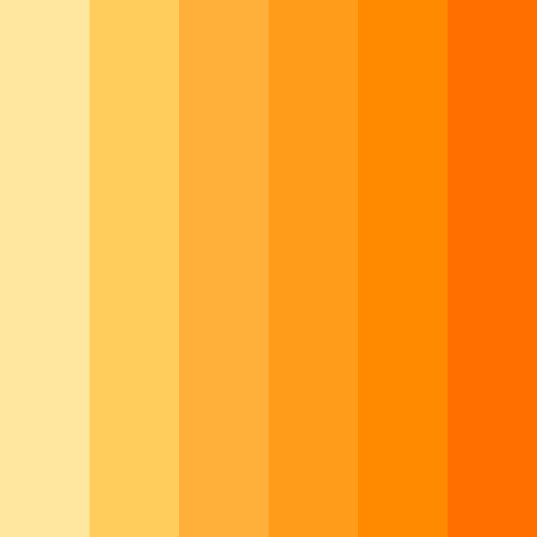 Download sunny citrus burst color palette PNG image (square)