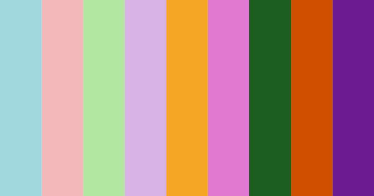 Download vibrant sea colors color palette PNG image (landscape)