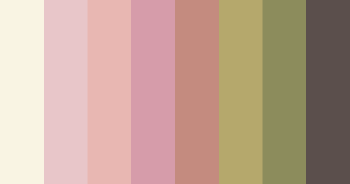 Download muted pink and earthy tones color palette PNG image (landscape)