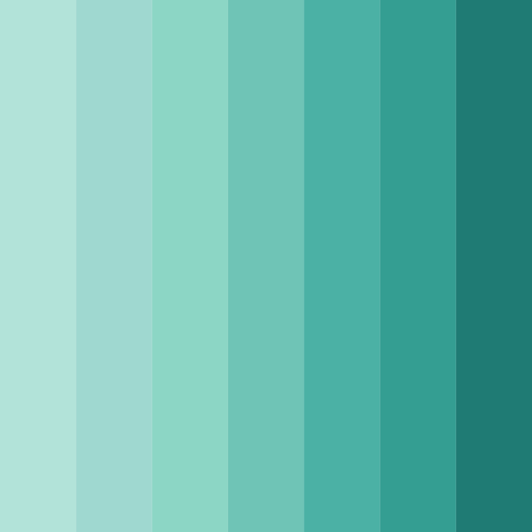 Download emerald whisper color palette PNG image (square)