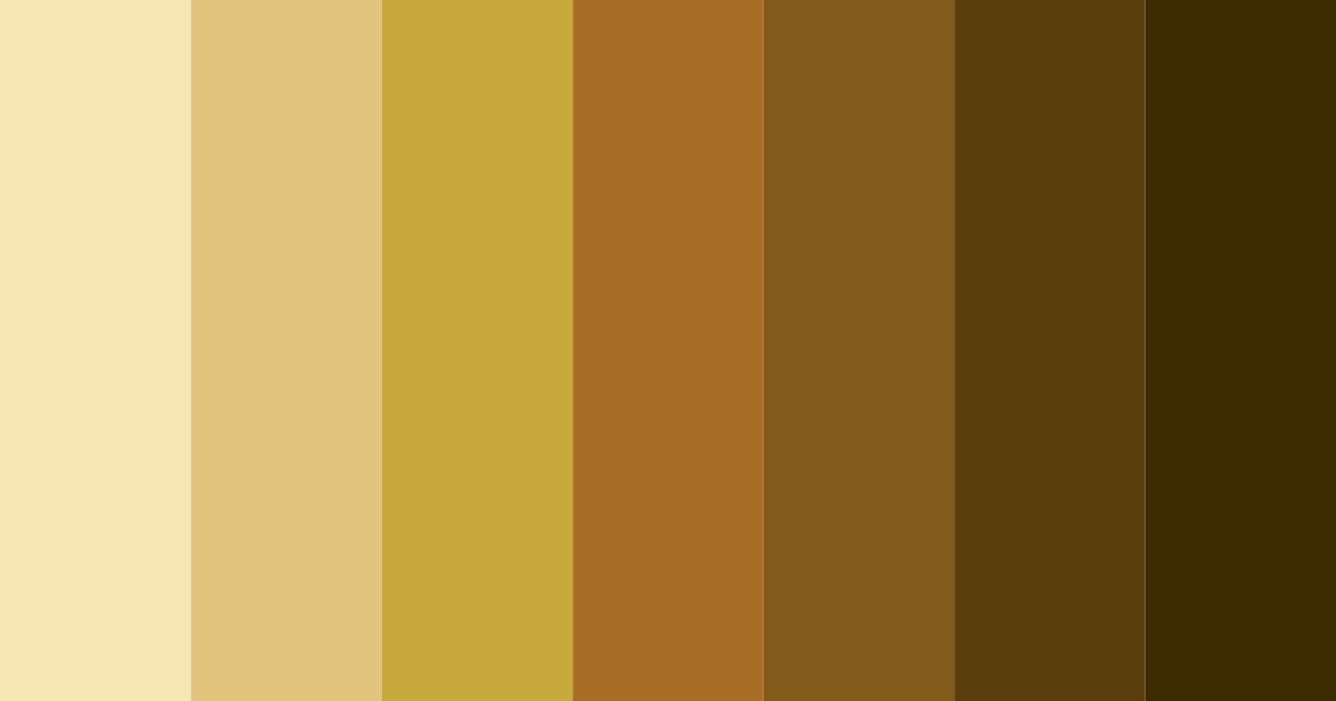 Download wheat shades color palette PNG image (landscape)